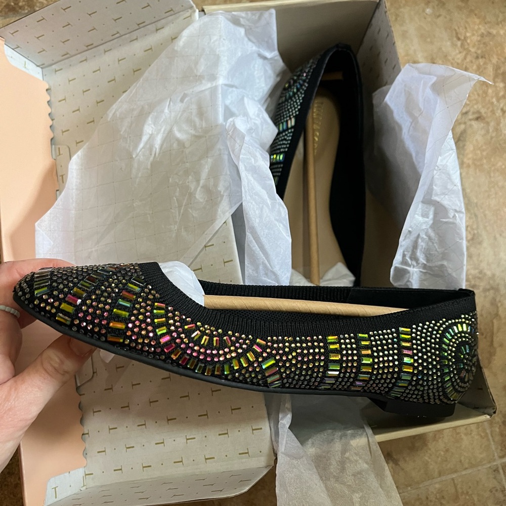 Thalia Sodi Karli Embellished Slip-On Flats, Created for Macy's